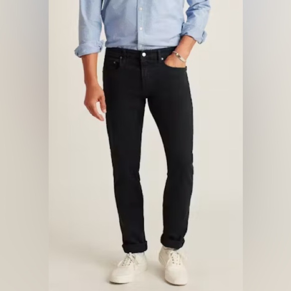 Bonobos Black Slim Tailored Jeans 35W